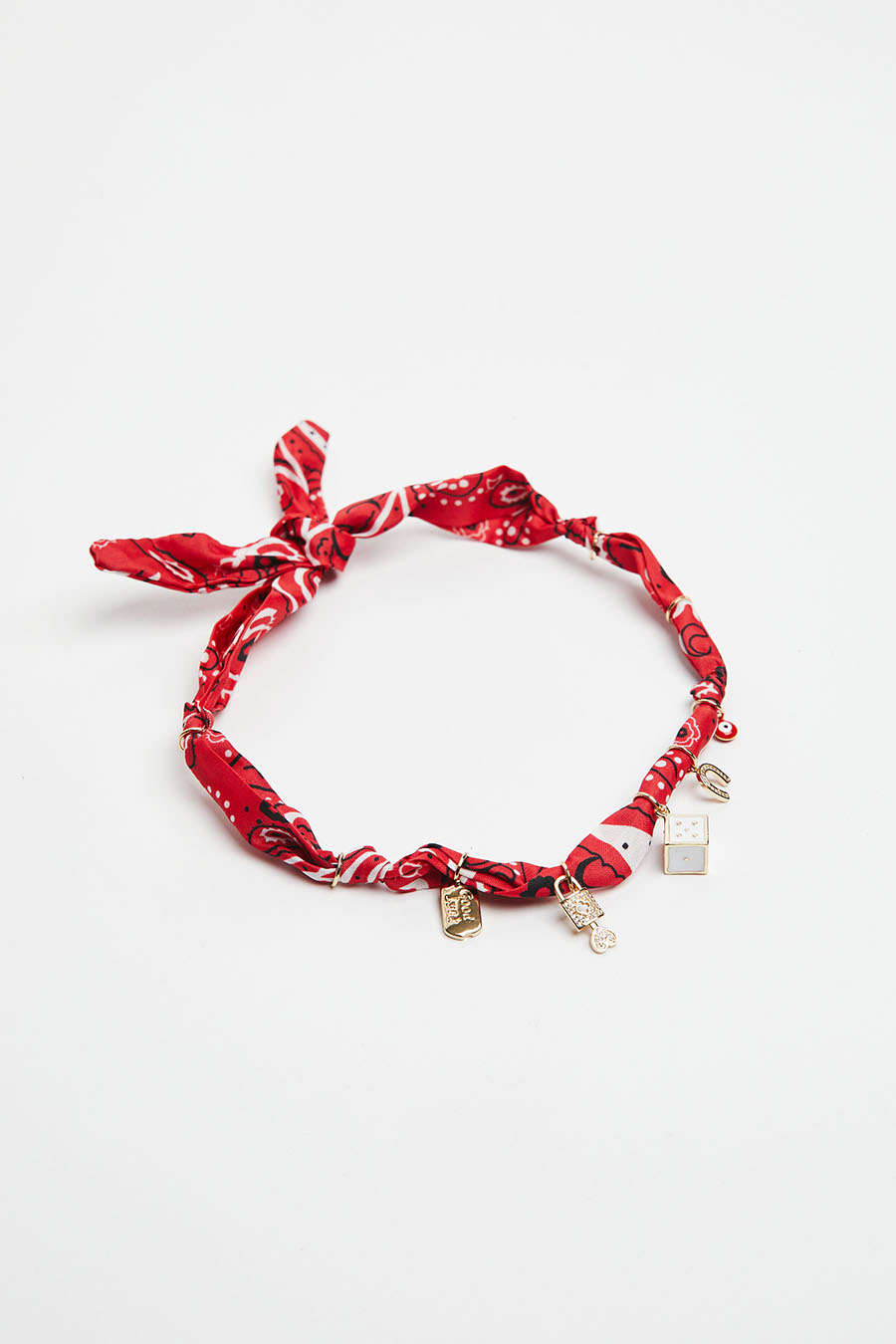 Collar Bandana Red Flame