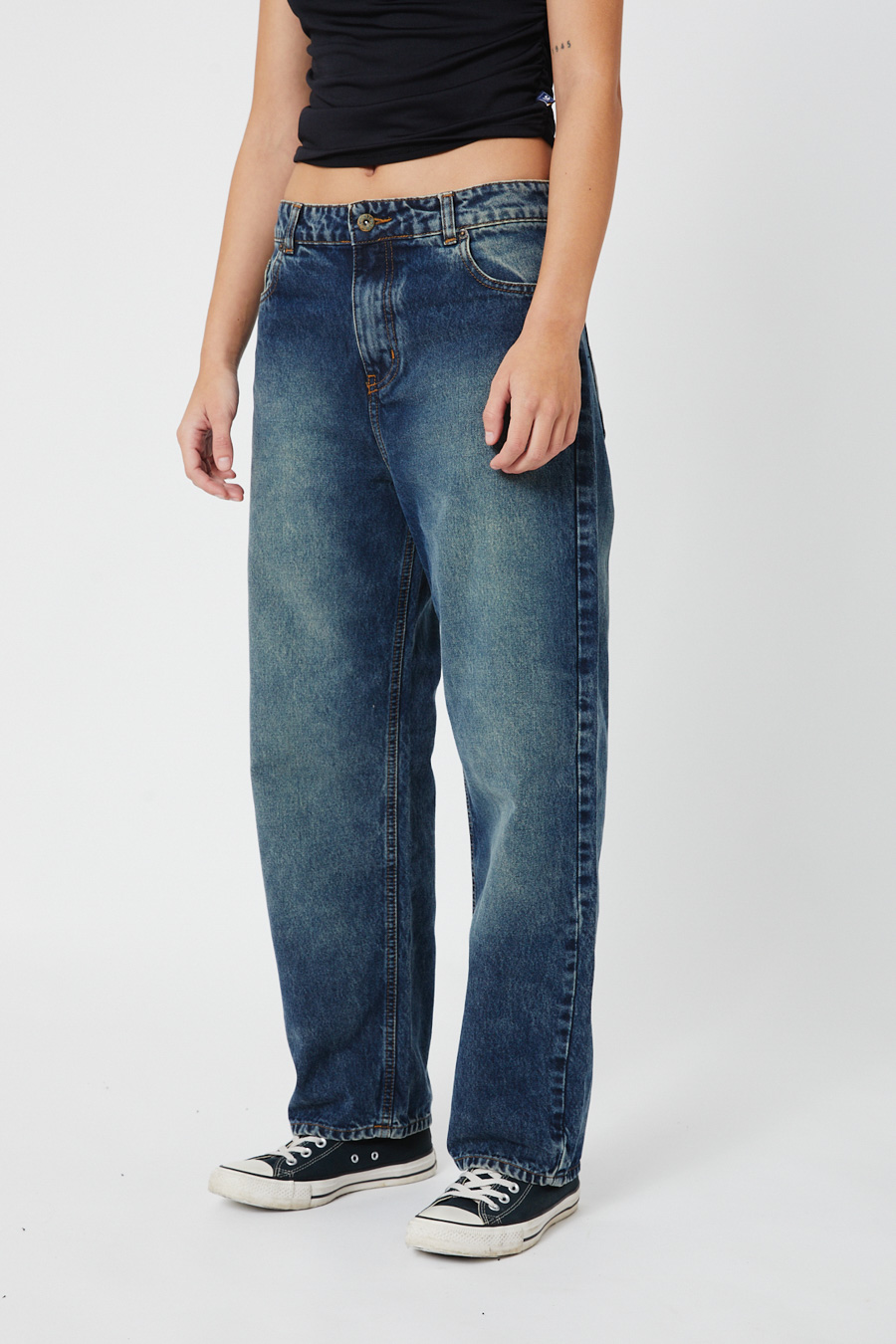  Jean Fan Rusty Low Straight Dirty