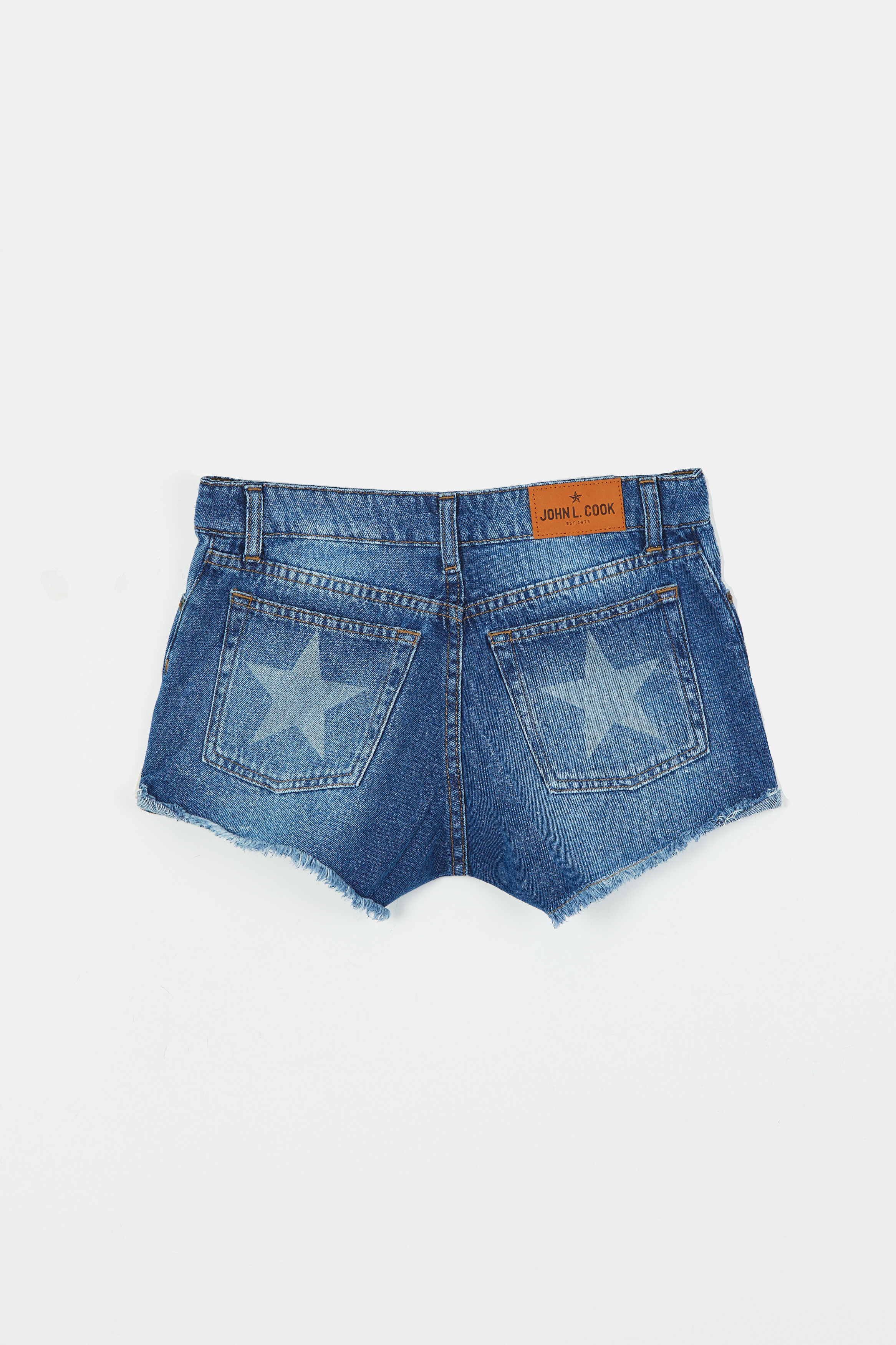Short Tiny Star Used Blue