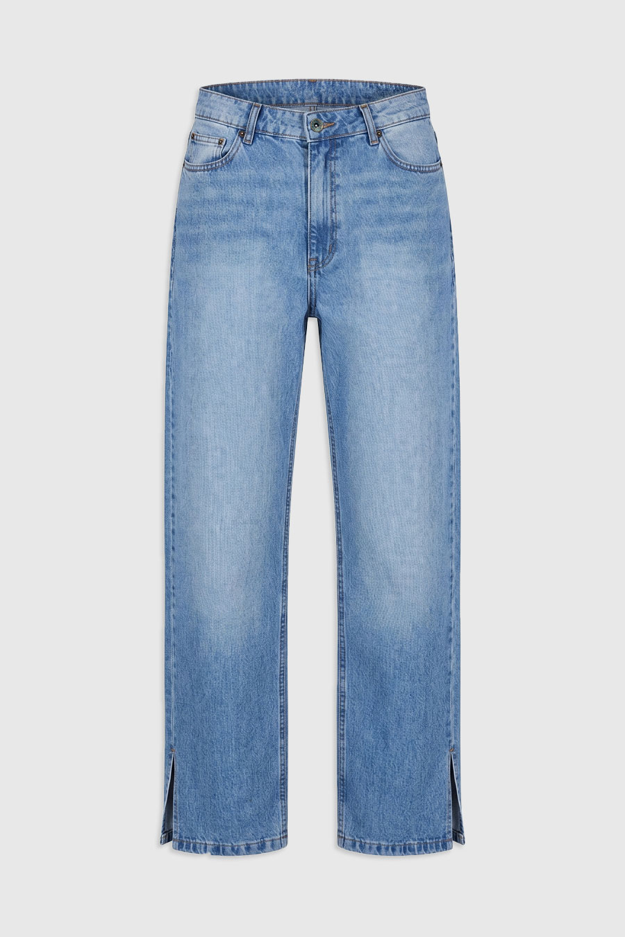 Jean Parker Low Straight Used Mid Light Blue Ii